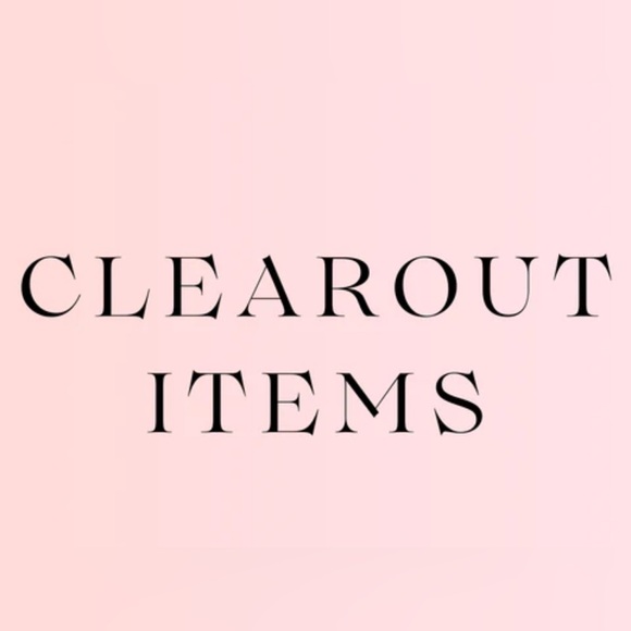 Accessories - All sales are final clear out clearance